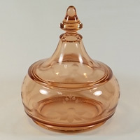Imperial # 645 "Andrea" Candy Box w/ Lid and # 9 Cutting