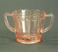 Imperial #7210 Scroll Fluted Cream & Sugar