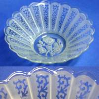 Imperial # 719 "Lindburgh" Bowl w/ Intaglio Roses Decoration