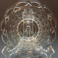Imperial #7455D Lace Edge Commemoritive Plate