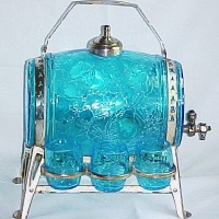 McKee Crackled Keg Set