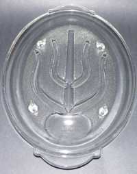 McKee Glasbake Meat Platter