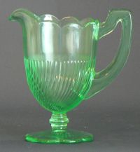 McKee Byzantine Spiral Tall Creamer