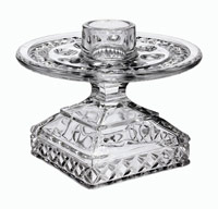 McKee Plymouth Thumbprint Candlestick