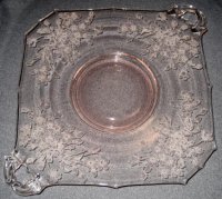 Paden City # 411 Mrs. B Handled Plate
