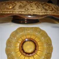 Paden City # 300 Archaic Rolled-Edge Console Bowl