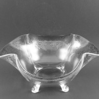 Paden City # 211 Spire Crimped Candy w/ Silver Overlay