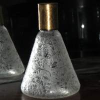 Paden City Cologne Bottle w/ Spring Orchard Etch