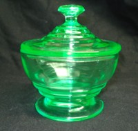 Paden City # 191 Party Line Powder Jar