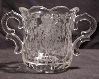 Paden City # 888 Plume Sugar & Creamer