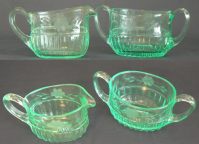 Paden City # 207 Cream & Sugar