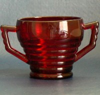 Paden City # 991 Penny Line Cream & Sugar