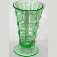 Paden City # 191 Party Line Soda Glass
