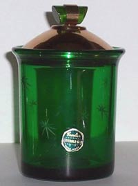 Paden City # 900 Cavalier Emerald-Glo Mustard