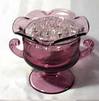 Tiffin #15179 Flower Urn Vase with Frog