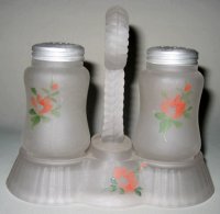 U. S. Glass Salt & Pepper Set