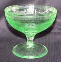 U. S. Glass Strawberry Sherbet