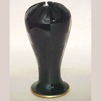 Tiffin #16261 Flower Holder Vase w/ Echec Decoration