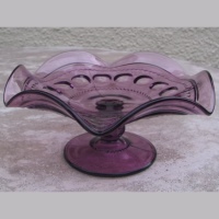Tiffin # 4016-47 Antique Thumbprint Compote
