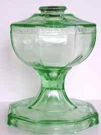 U. S. Glass Lamp Greek Key