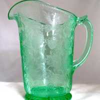 U. S. Glass Strawberry Large Pitcher