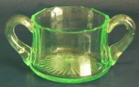 Tiffin # 8880 Narrow Optic Cream & Sugar
