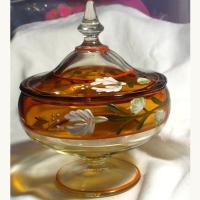 Tiffin #  330 Lo-Footed BonBon w/ Cover
