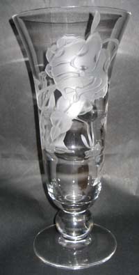 Tiffin #17350 Swedish Optic Carved Roses