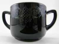 Westmoreland #1207 Cream & Sugar w/ Silver Overlay