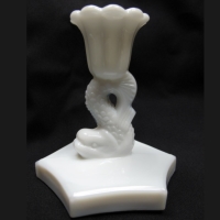 Westmoreland #1049 Dolphin Candlestick