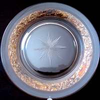 Westmoreland #1820/ 35 Plate w/ Unknown Decoration
