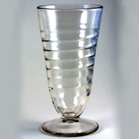 Westmoreland #1909A-9 Horizontal Ribbed Footed Tumbler