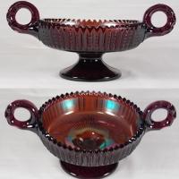 Westmoreland Carnival Handled Compote