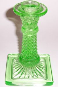Westmoreland # 555 English Hobnail Candlestick