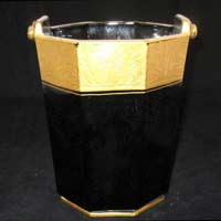 Westmoreland #1211 Ice Bucket                     with Gold Overlay