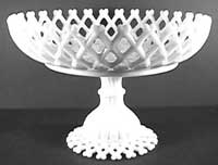 Westmoreland #1890 Lattice Edge Cupped Bowl