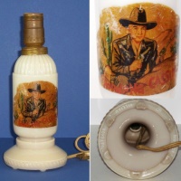 Aladdin Hopalong Cassidy Lamp