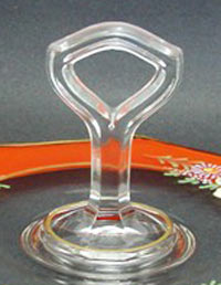 Indiana #  9 Center Handled Server w/ decoration