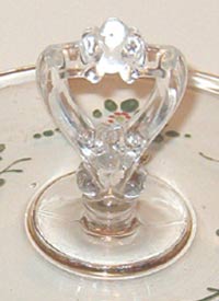 Indiana Butter Tray with Rainbow Glass Decoration