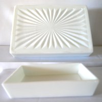 Indiana #  12 Milk Glass Candy Box