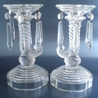 Indiana # 176 Cornucopia Candlesticks