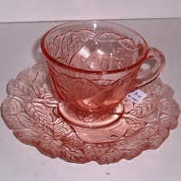 Indiana # 601 Avocado Cup & Saucer