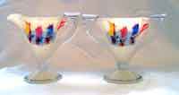 Indiana # 257 Octagon Creamer and Sugar