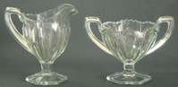 Indiana # 163 Creamer & Sugar with Cutting