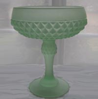 Indiana Diamond Point Compote