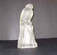 Val St Lambert Parakeet Figurine