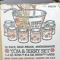 Hocking Fire-King Tom & Jerry Set w/ Packaging