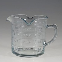 Hocking Fire-King Sapphire Blue 3-Spout Measuring Cup