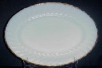 Hocking Fire-King Golden Shell Platter