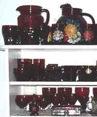 Hocking Fire-King Royal Ruby Collection